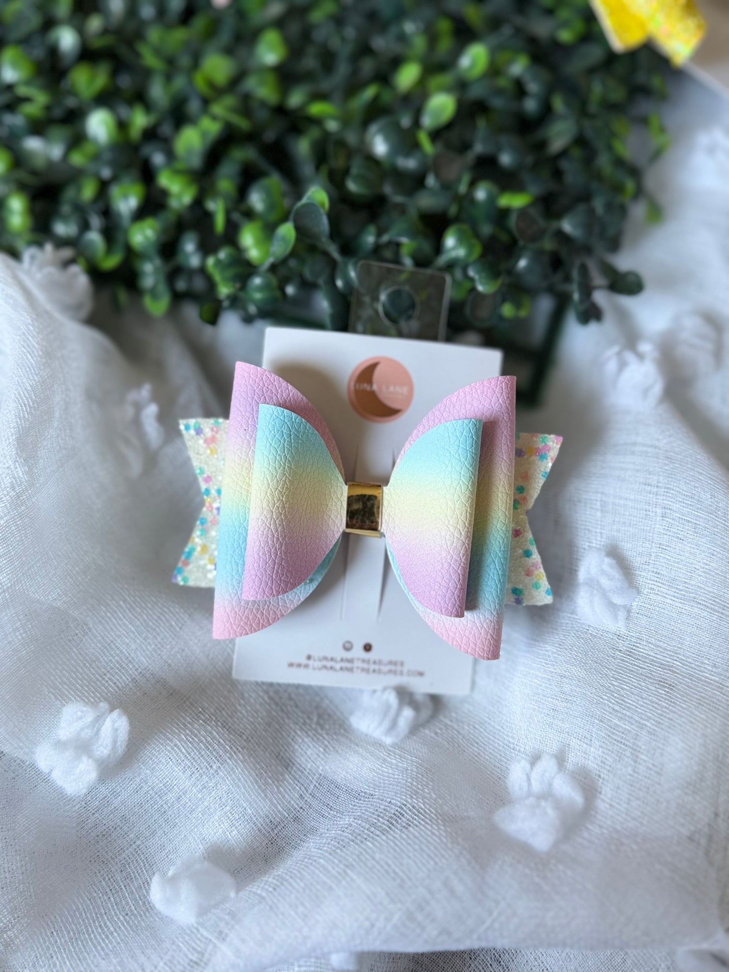 Pastel Cake Hair Bow