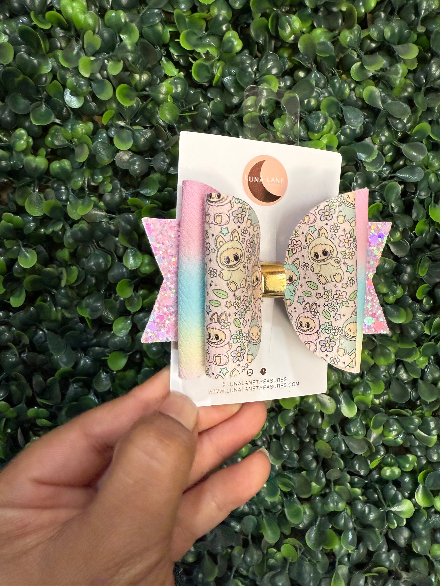 Pastel handmade kawaii hair bow for girls”