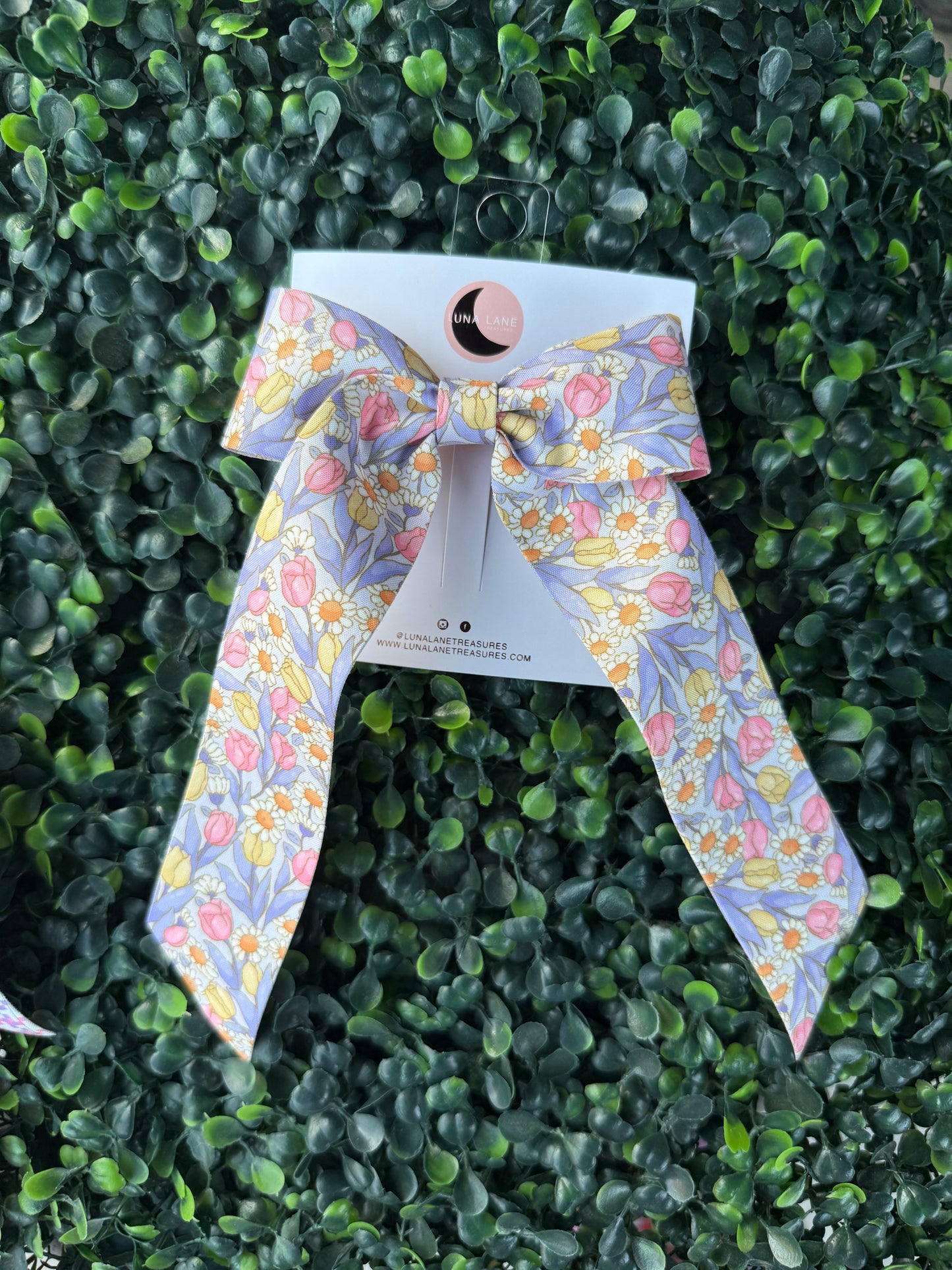Spring Tulips Coquette Hair-bow