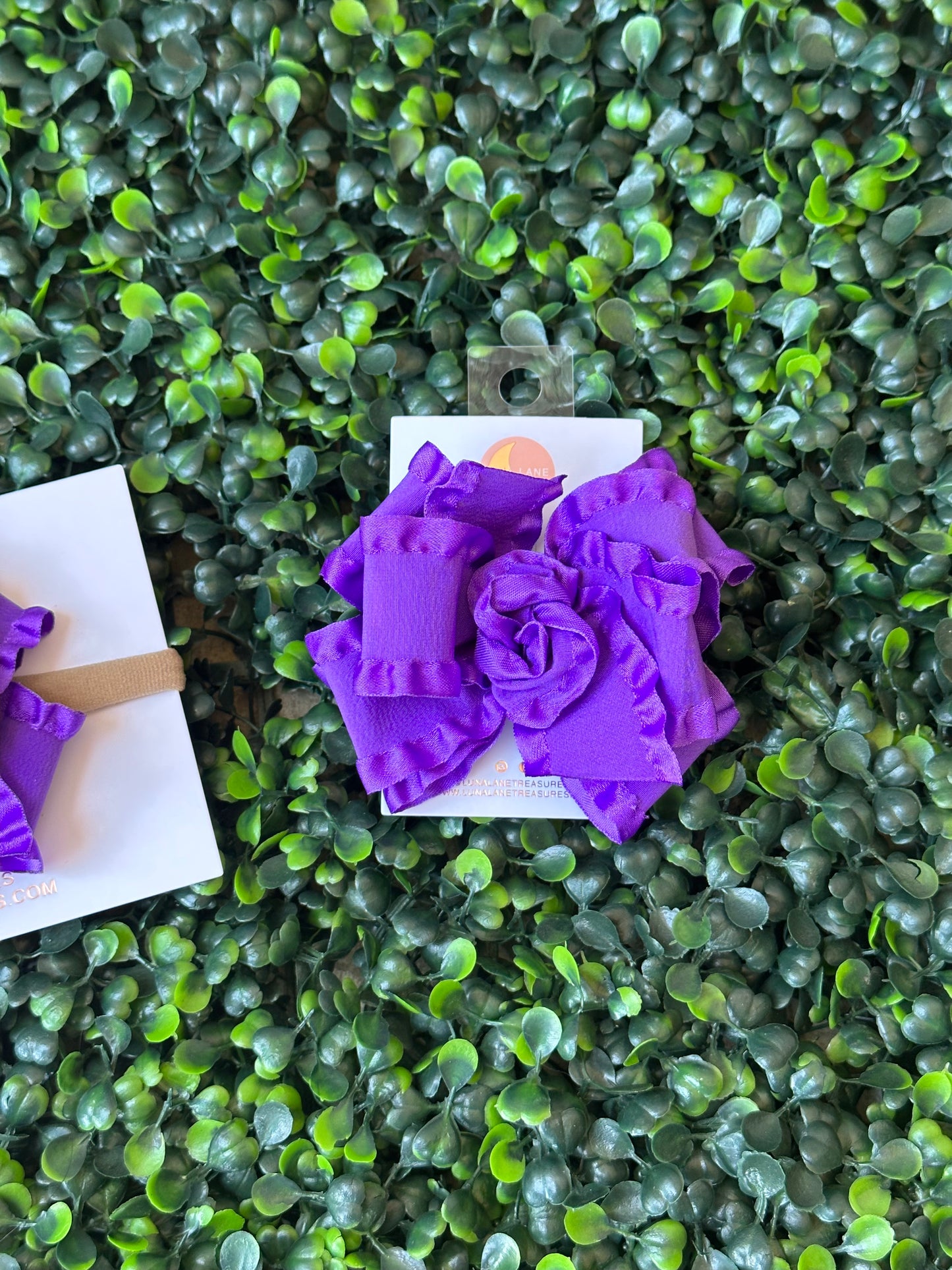 Volante medio clásico morado