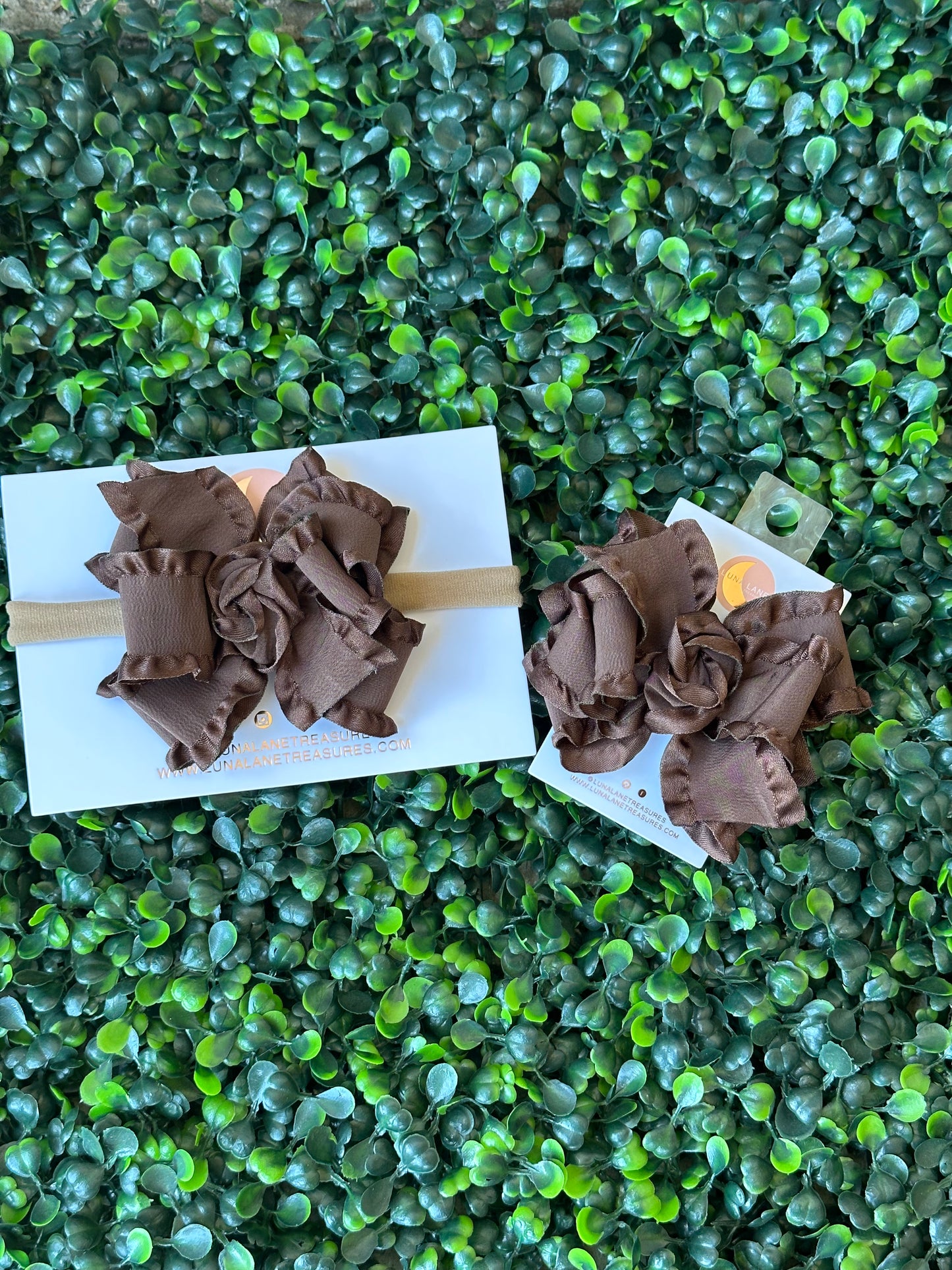 Volante medio clásico marrón