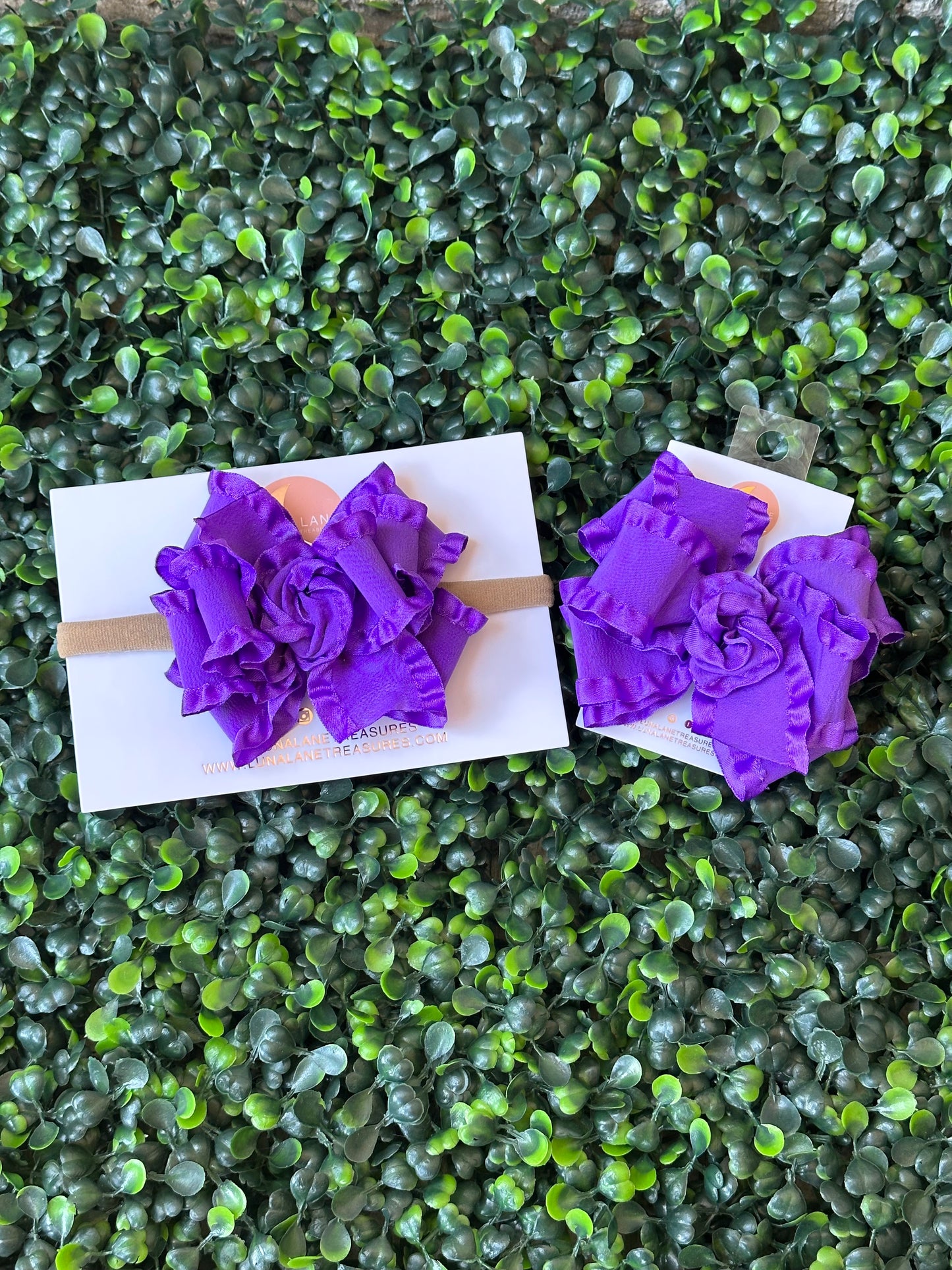 Volante medio clásico morado