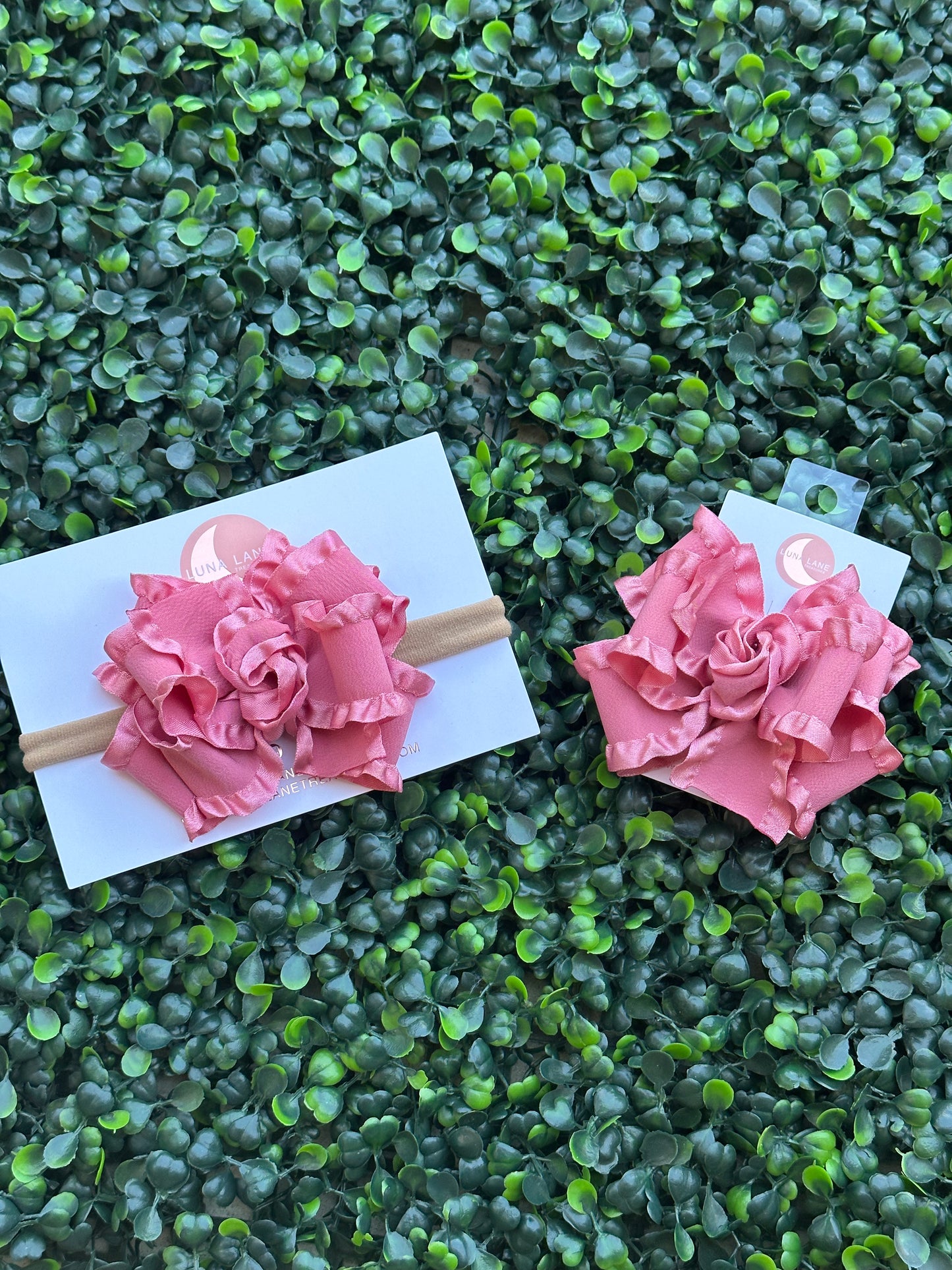 Volante medio clásico malva polvoriento