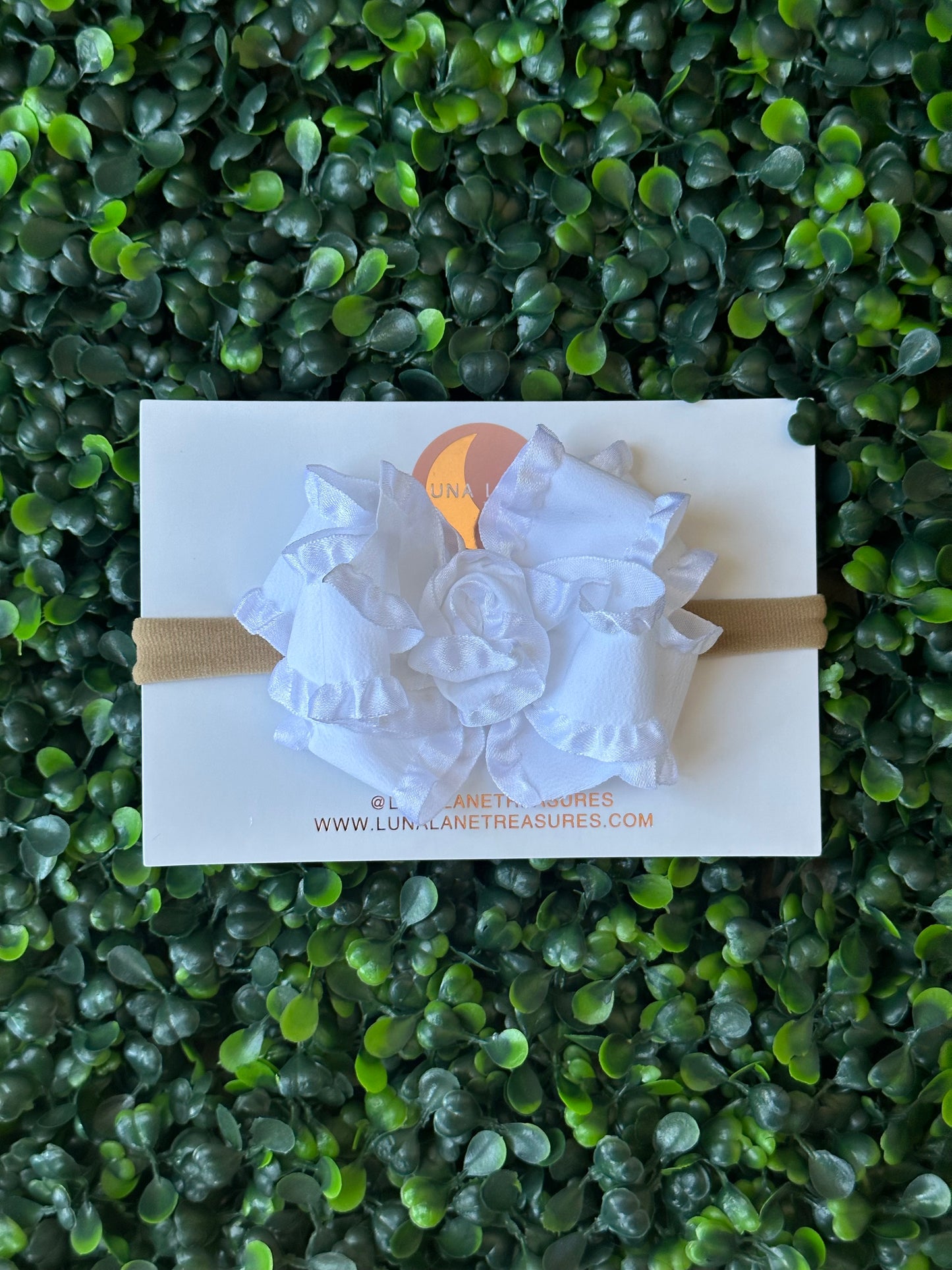 Volante medio clásico blanco