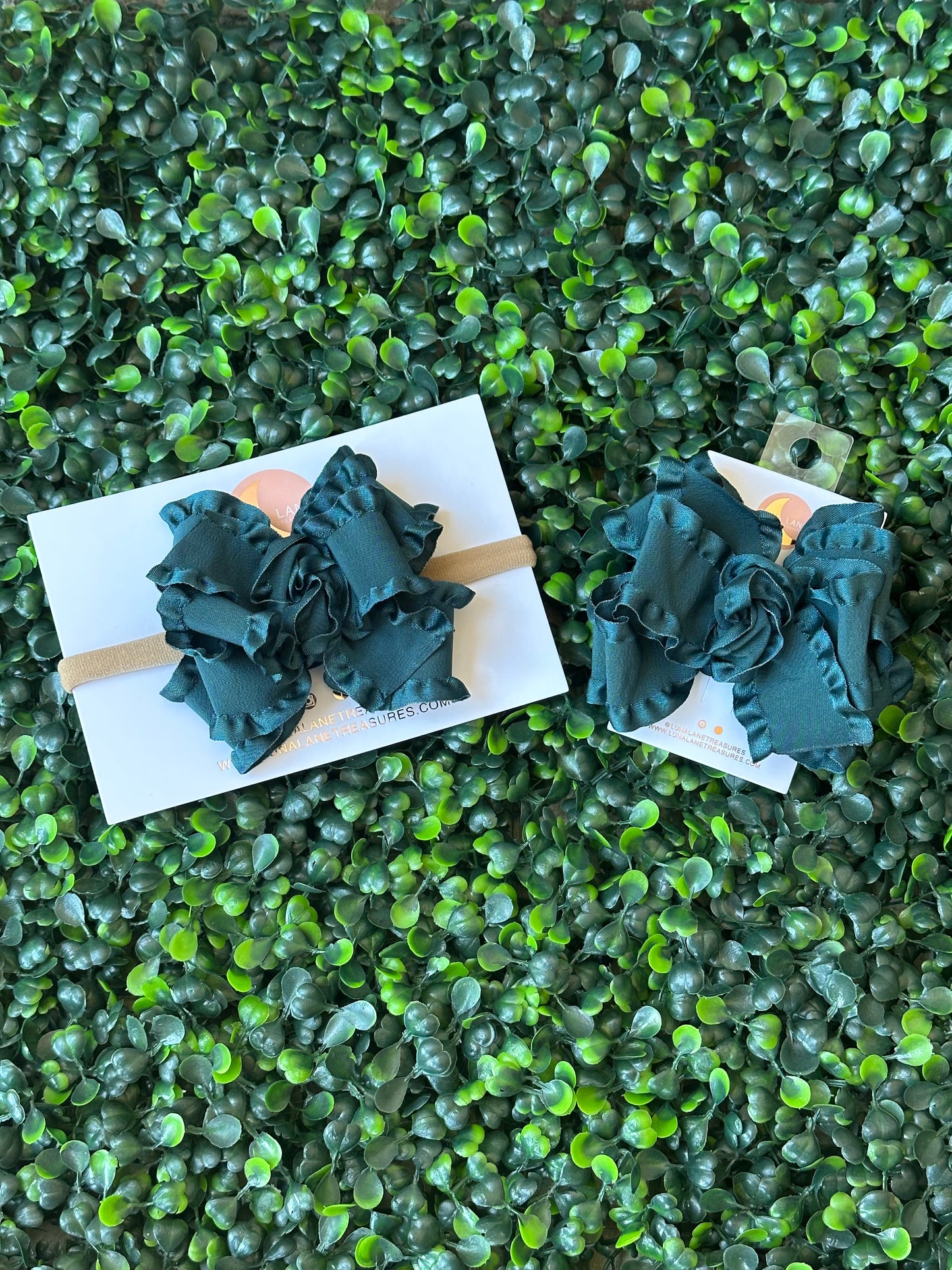 Volante medio clásico verde azulado