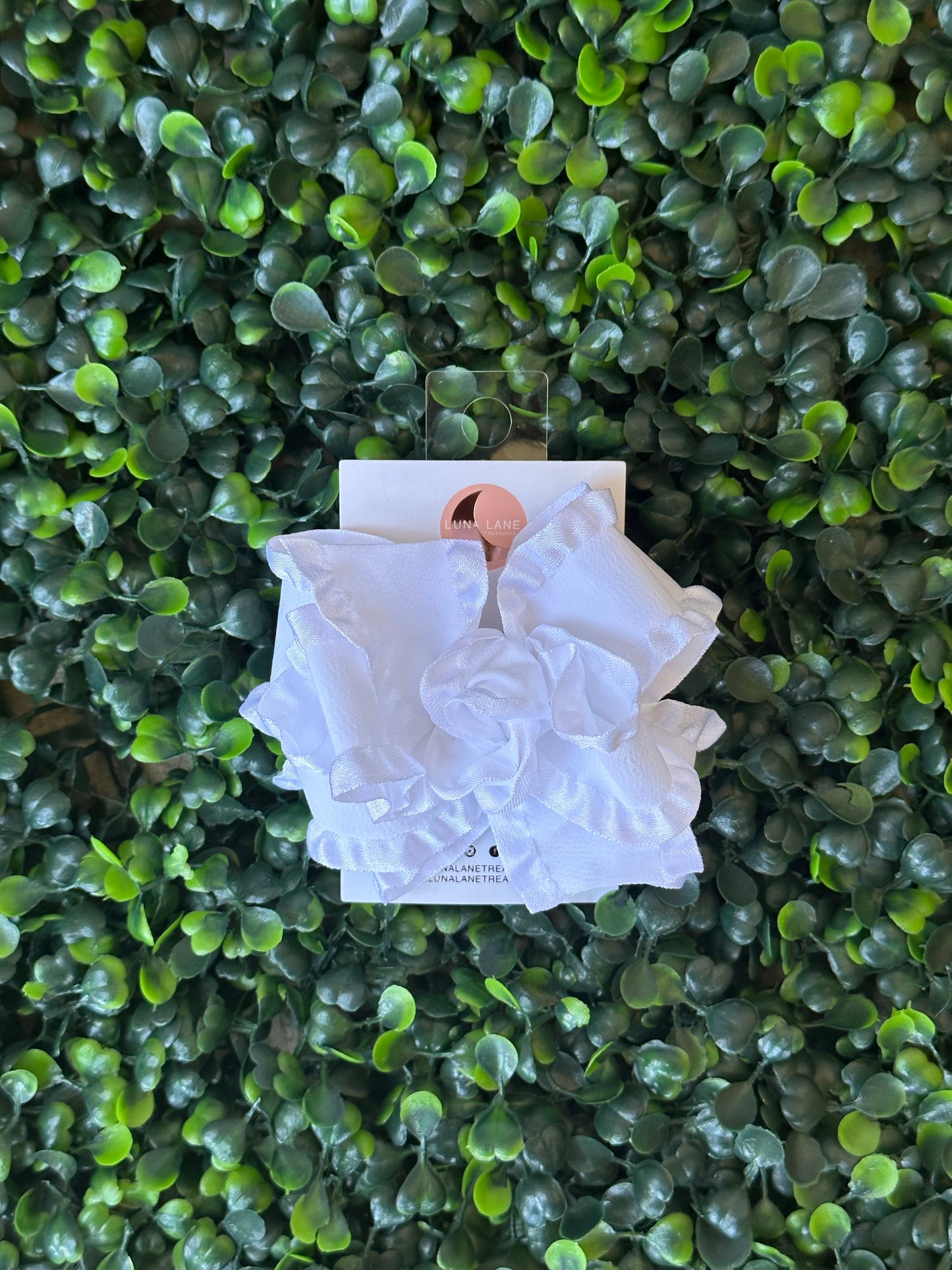 Volante medio clásico blanco