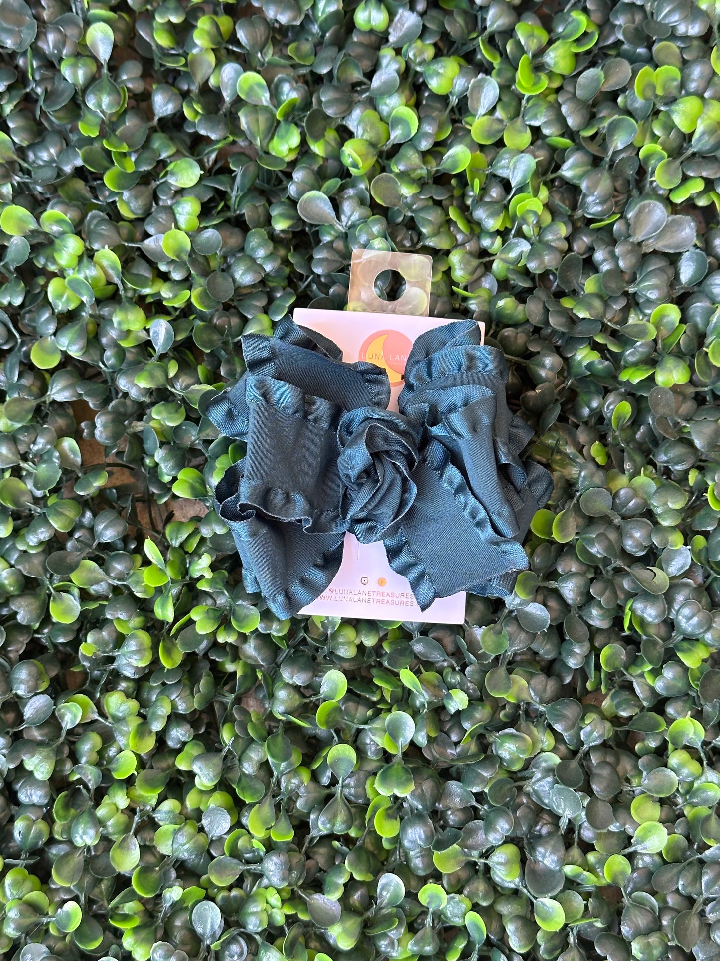 Volante medio clásico verde azulado