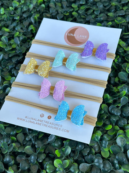 Spring Glitter Tenny Tiny Bows