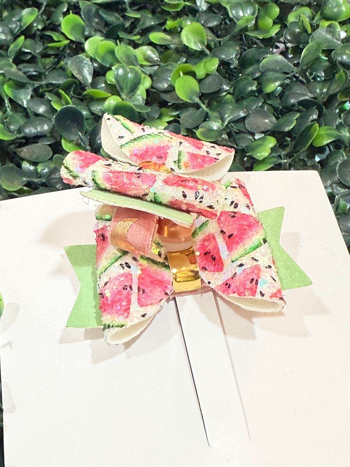 Watermelon Bow Pigtails