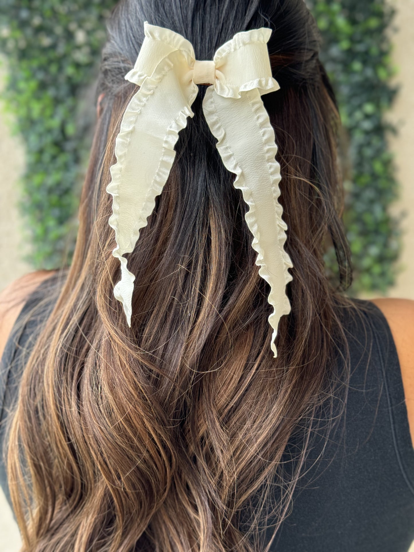 Ruffle Coquette Hair-bow