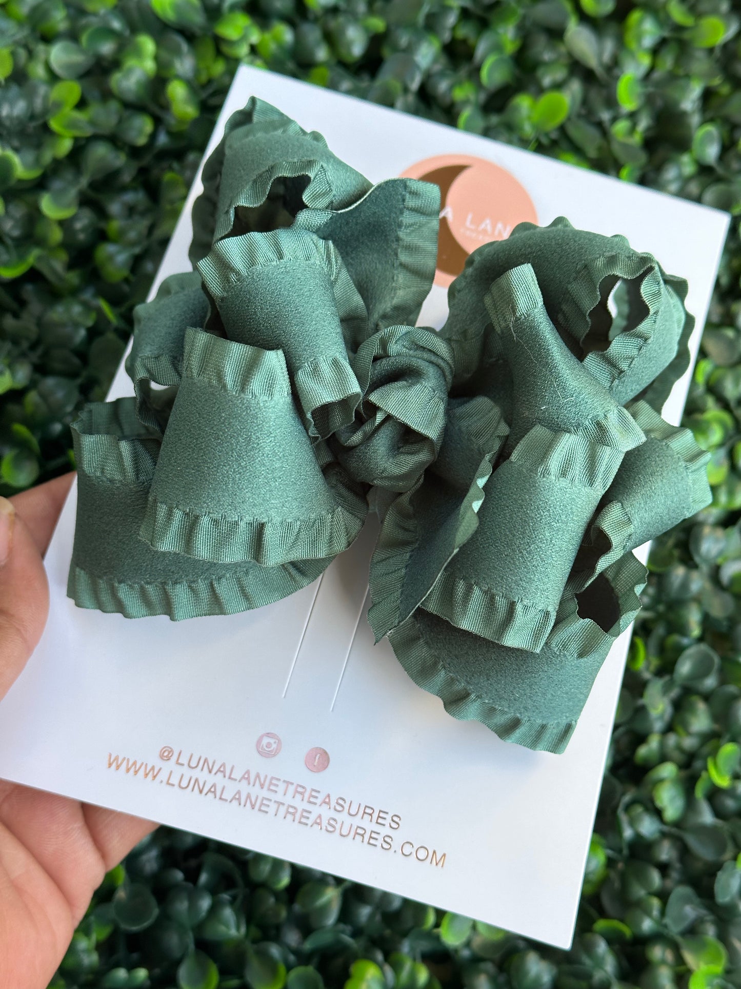 Emery Ruffle Bow