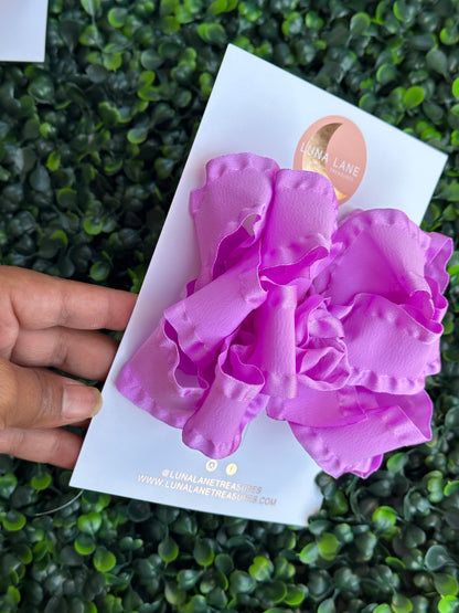 Iris Ruffle Bow