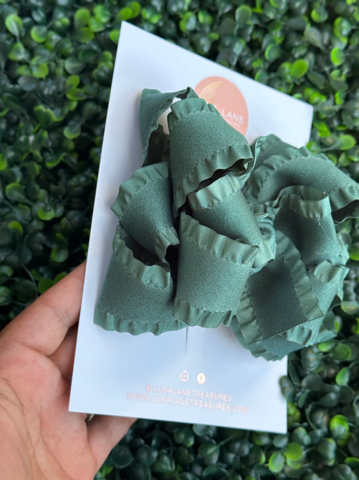 Emery Ruffle Bow