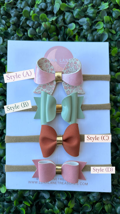 Spring Baby Bow Mini Sets