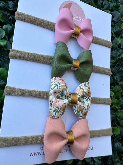 Spring Baby Bow Mini Sets