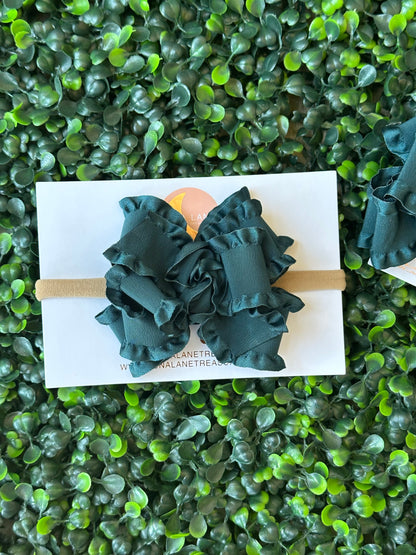 Teal Classic Medium Ruffle