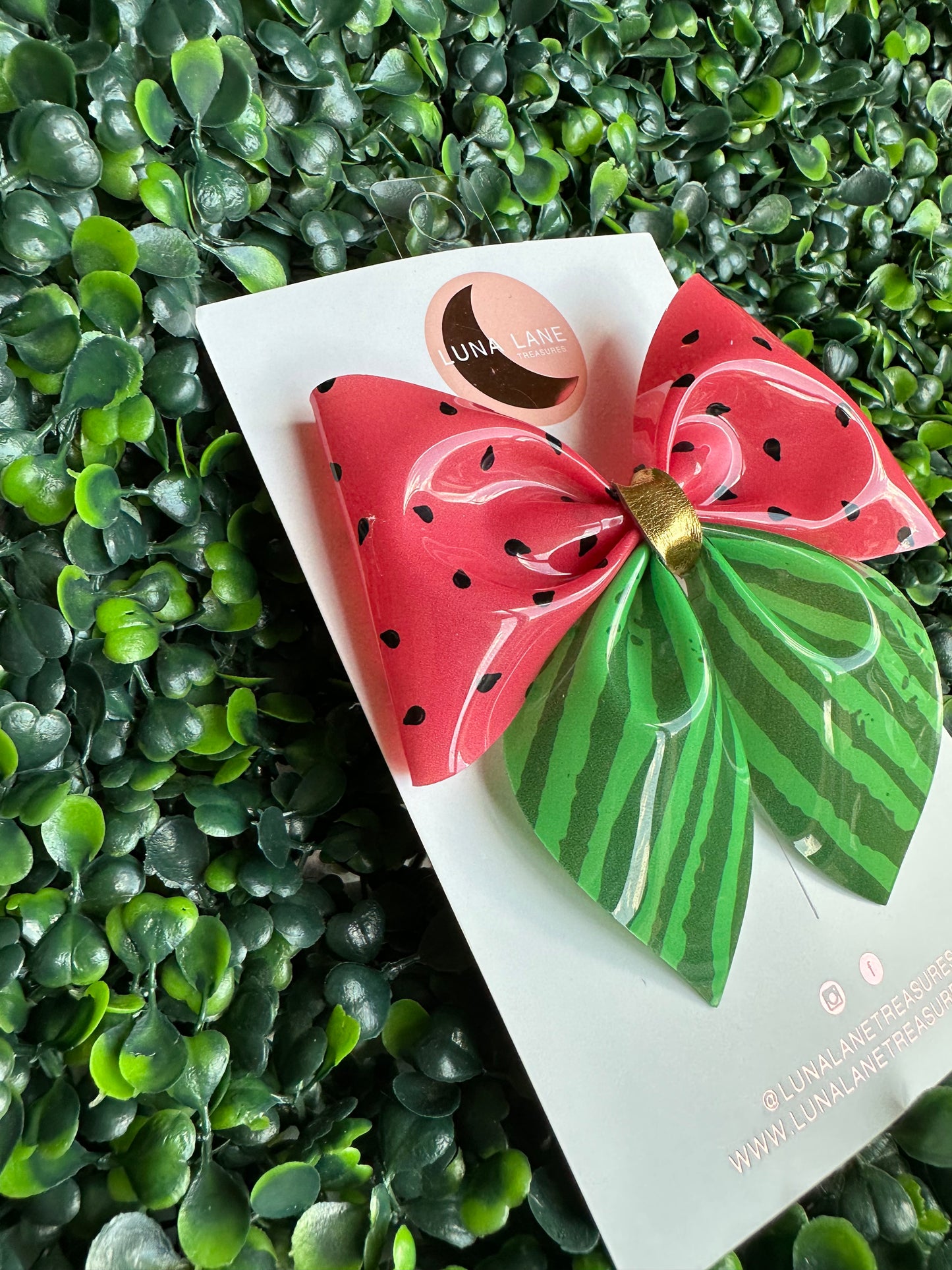 Watermelon Sailor Bow