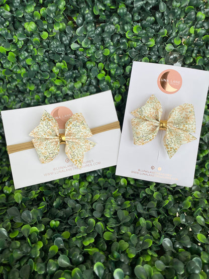 Spring Bouquet Hair Bow